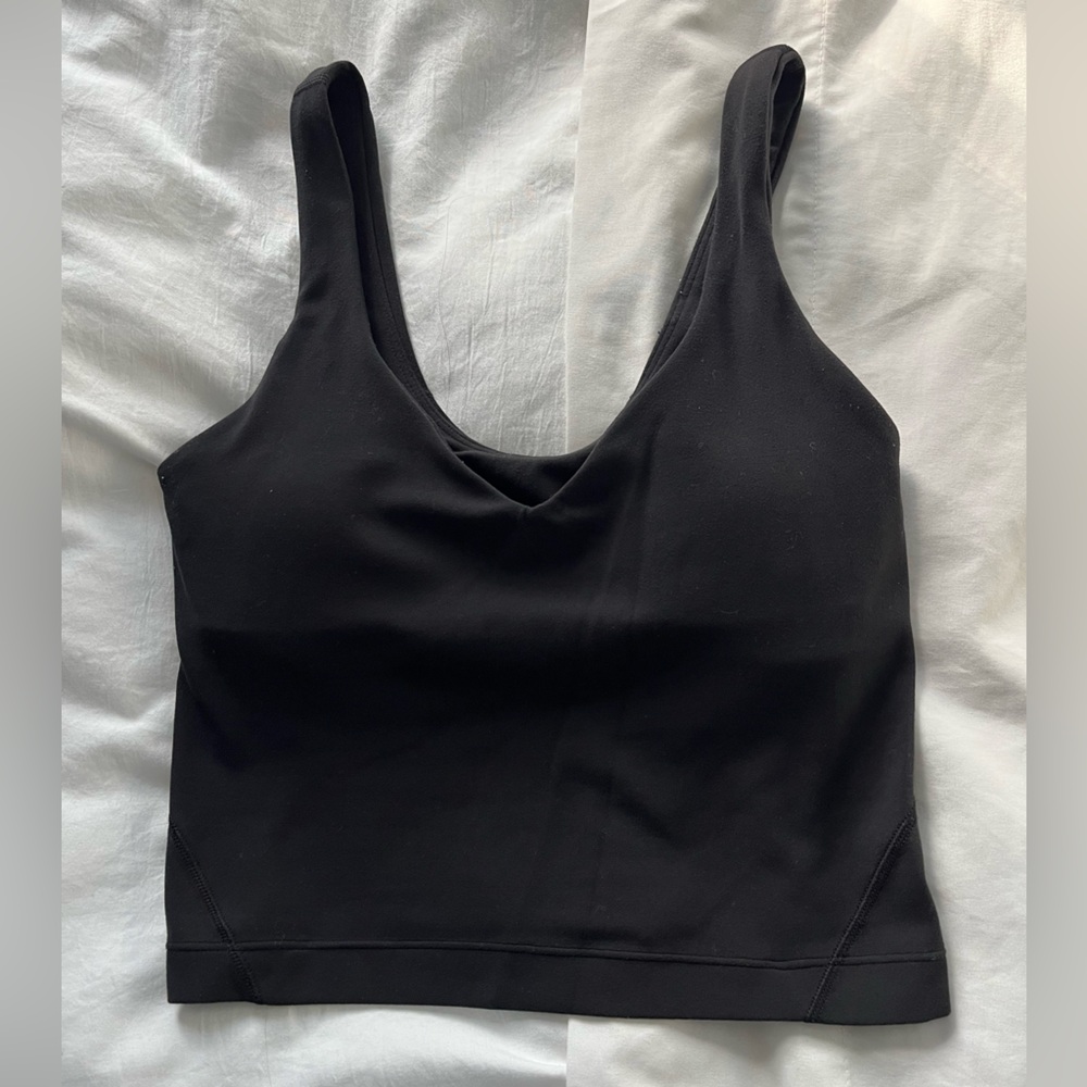 Lululemon Black Crop Align Tank (2)